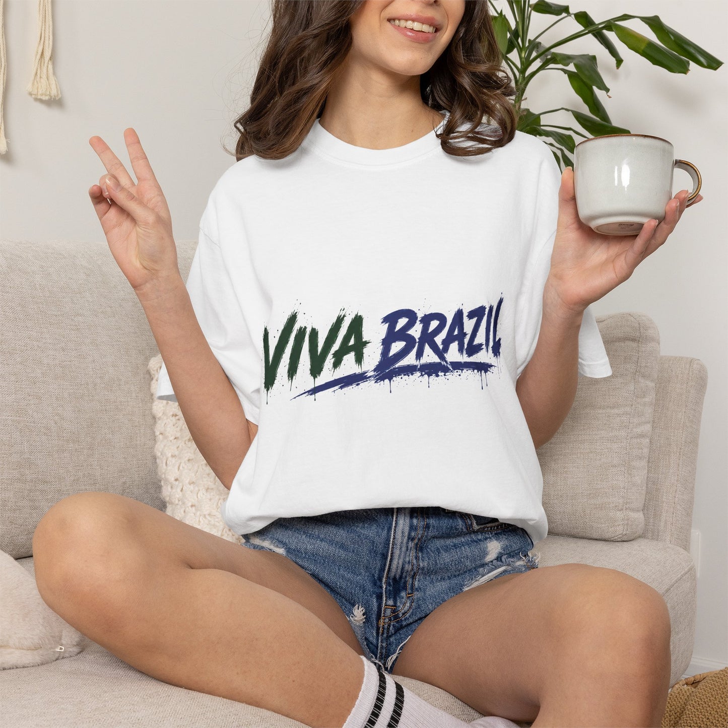 Vai Brasil – Fan Graphic Tee