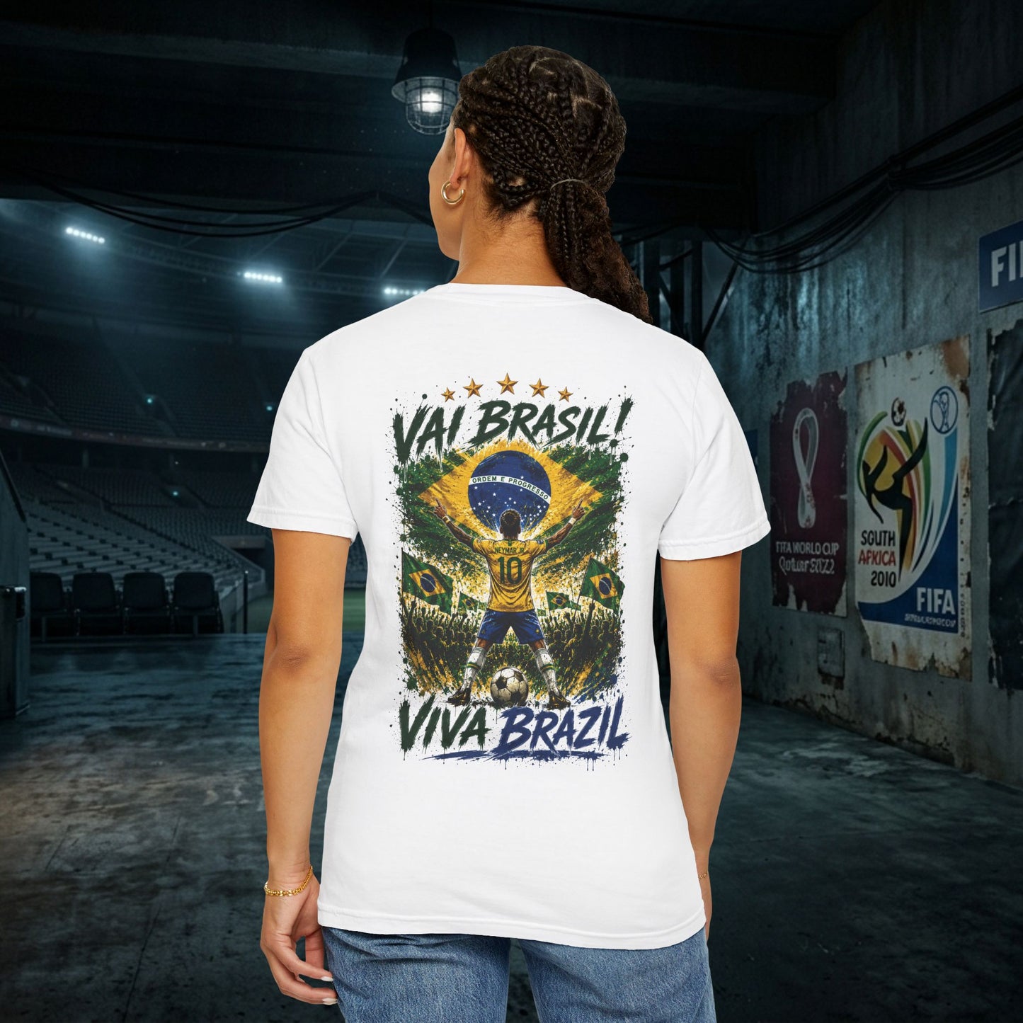 Vai Brasil – Fan Graphic Tee