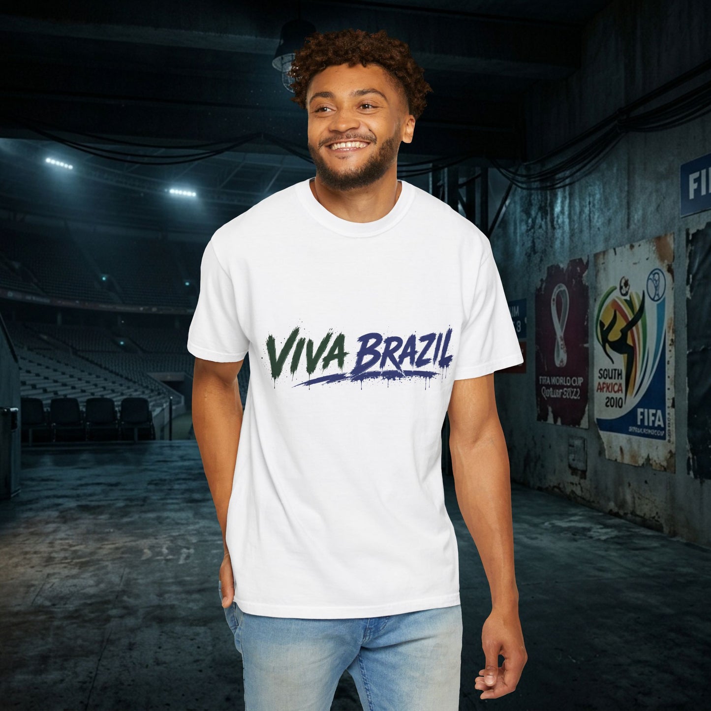 Vai Brasil – Fan Graphic Tee
